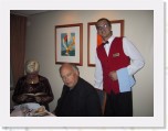 156-5616_IMG * Ursula, Phil and our waiter Dussan * 1600 x 1200 * (435KB)